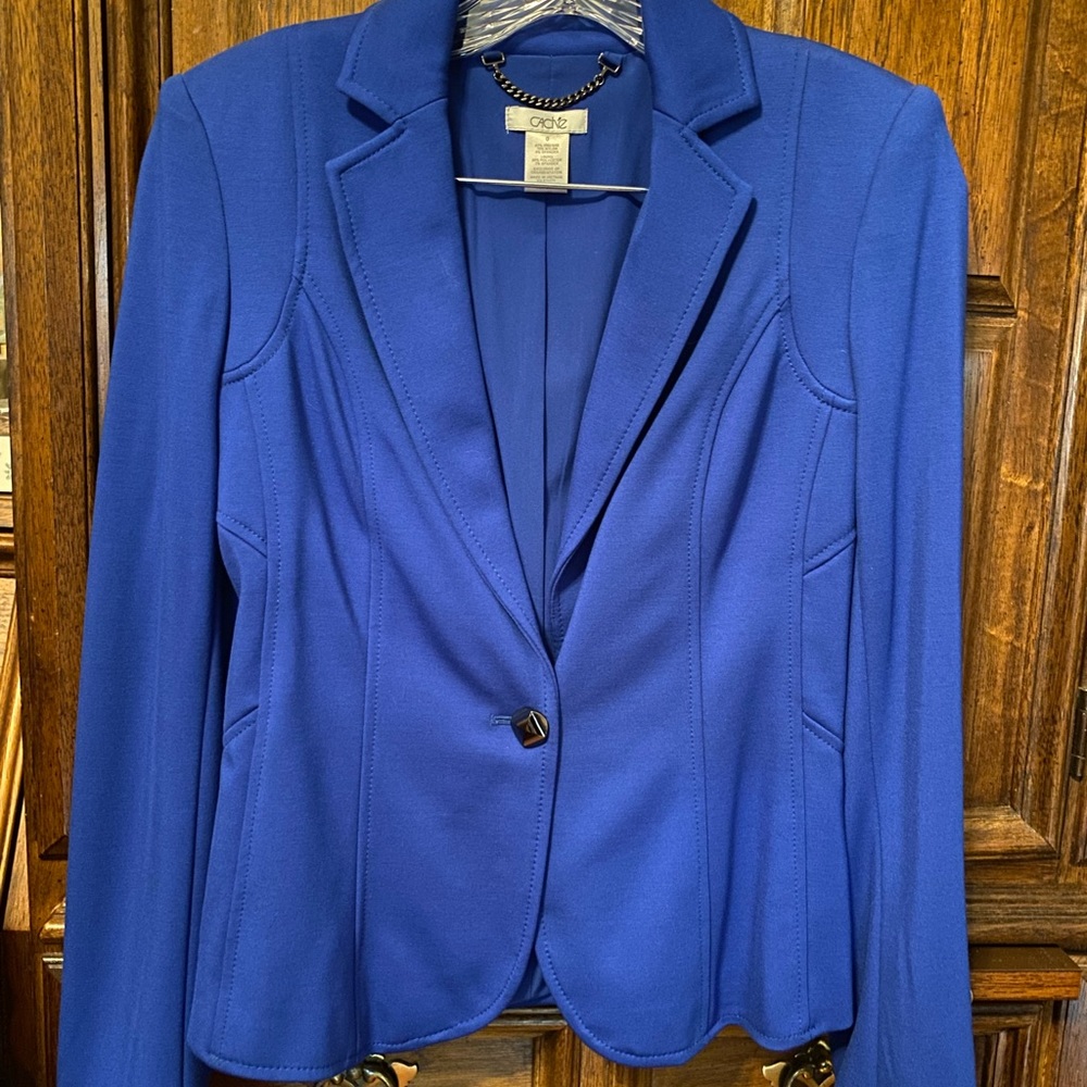 Cache royal blue blazer